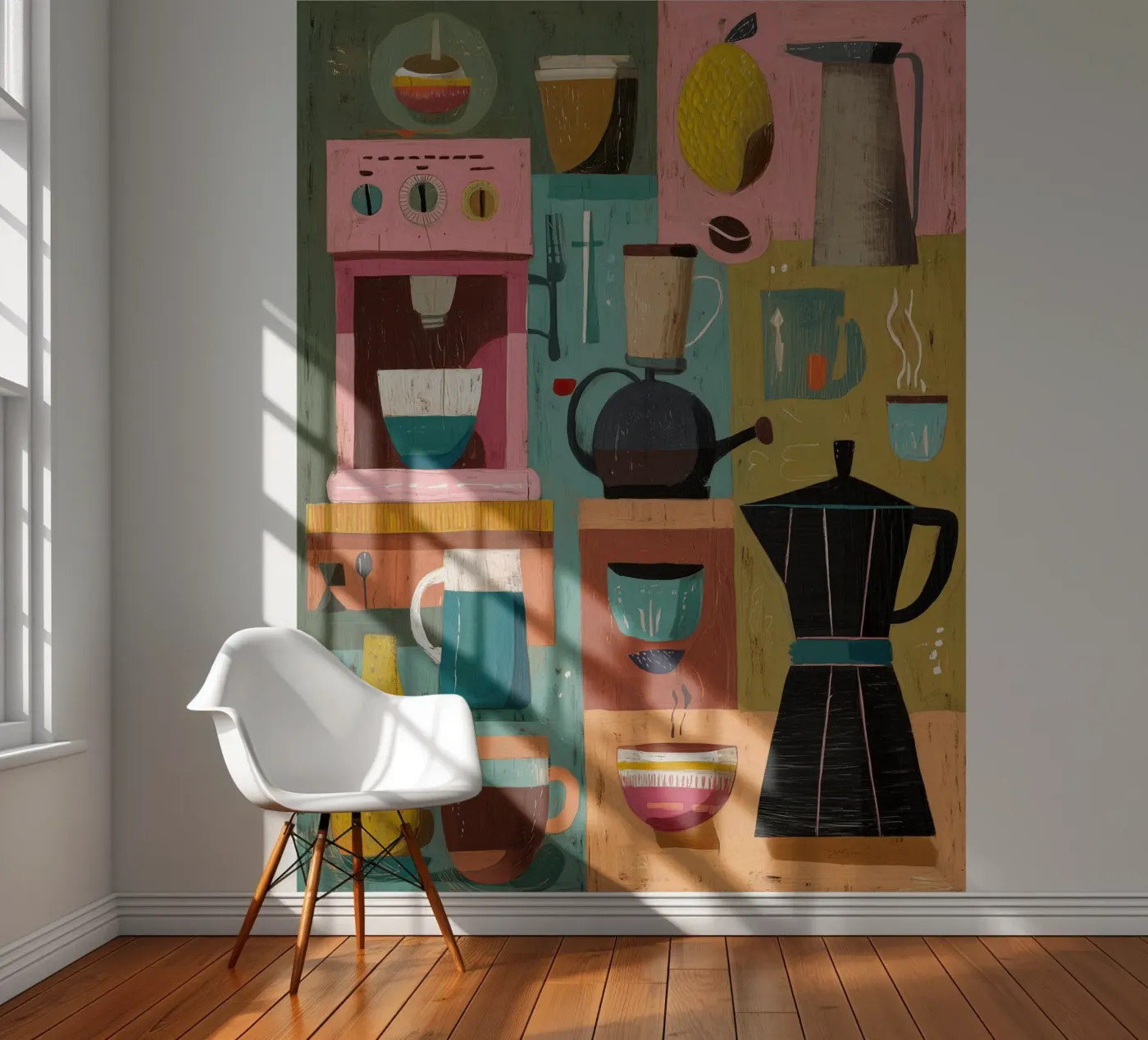 Kitchen Geometry fotobehang van Voyage