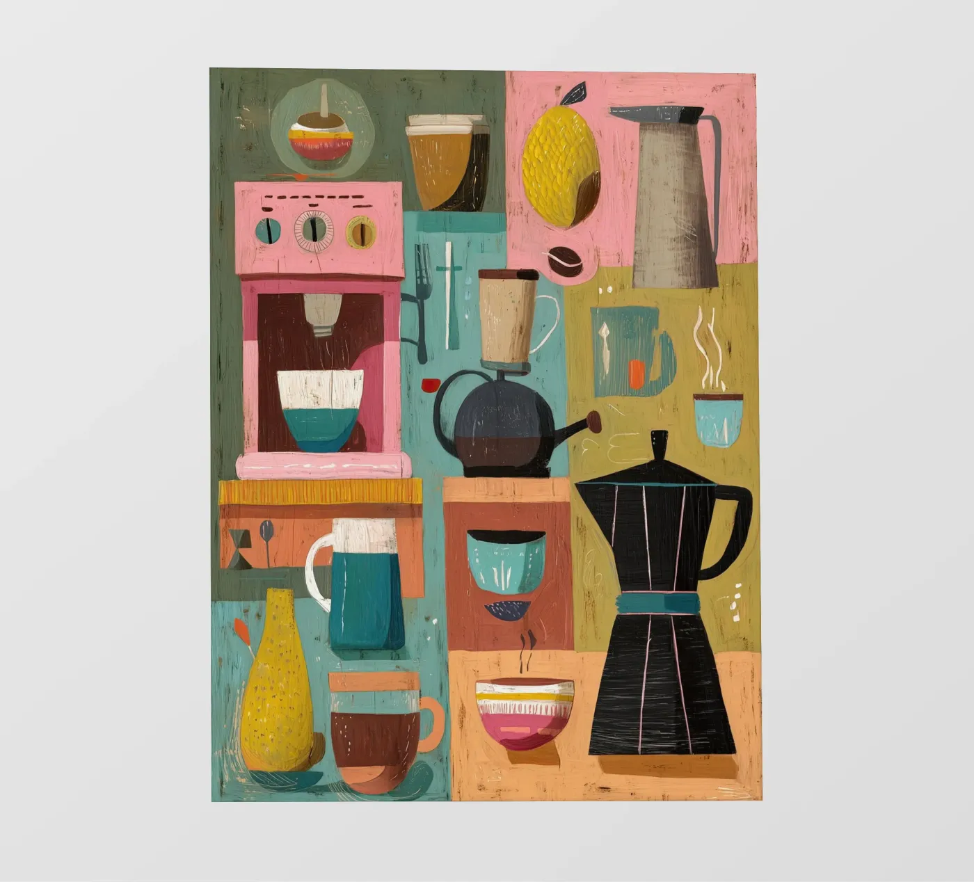 Kitchen Geometry fotobehang van Voyage