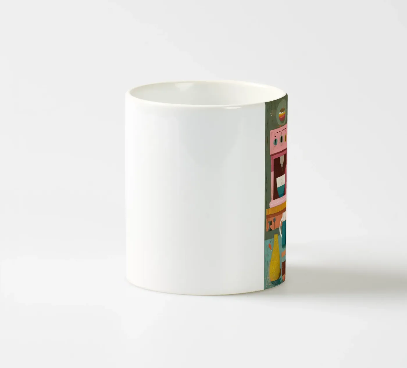Kitchen Geometry ceramic mug by Voyage