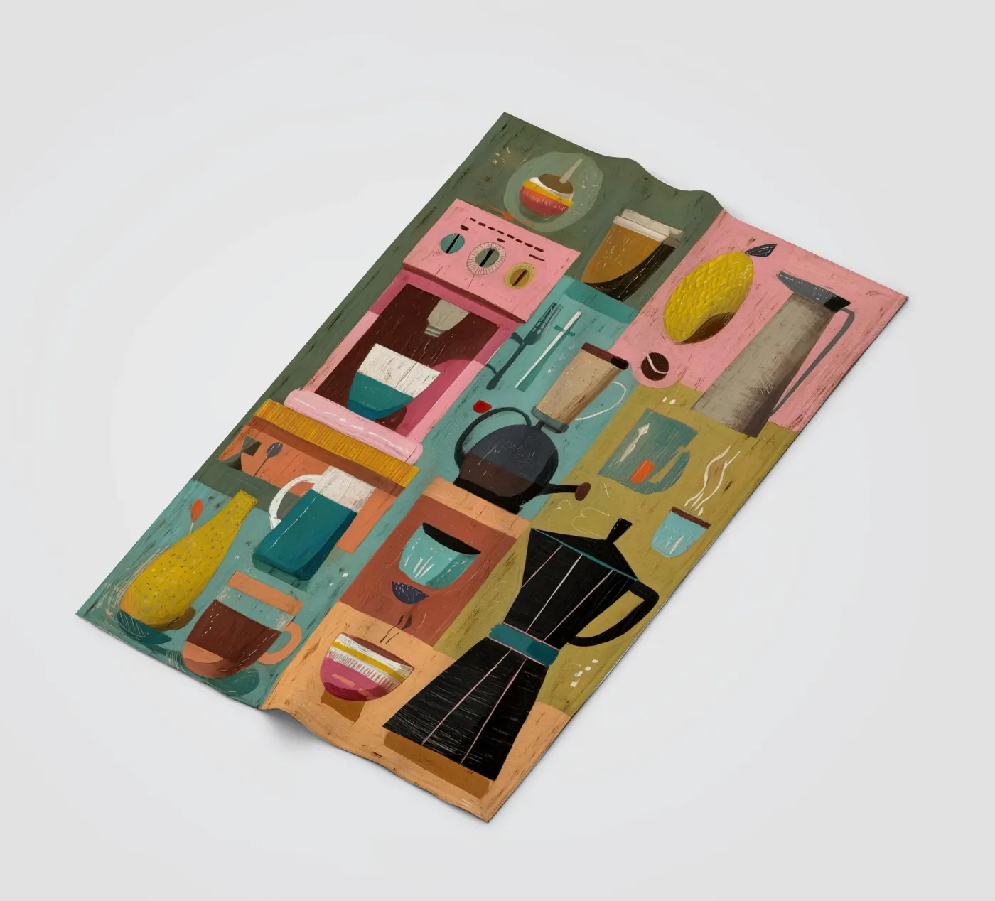 Kitchen Geometry Fleecedecke von Voyage