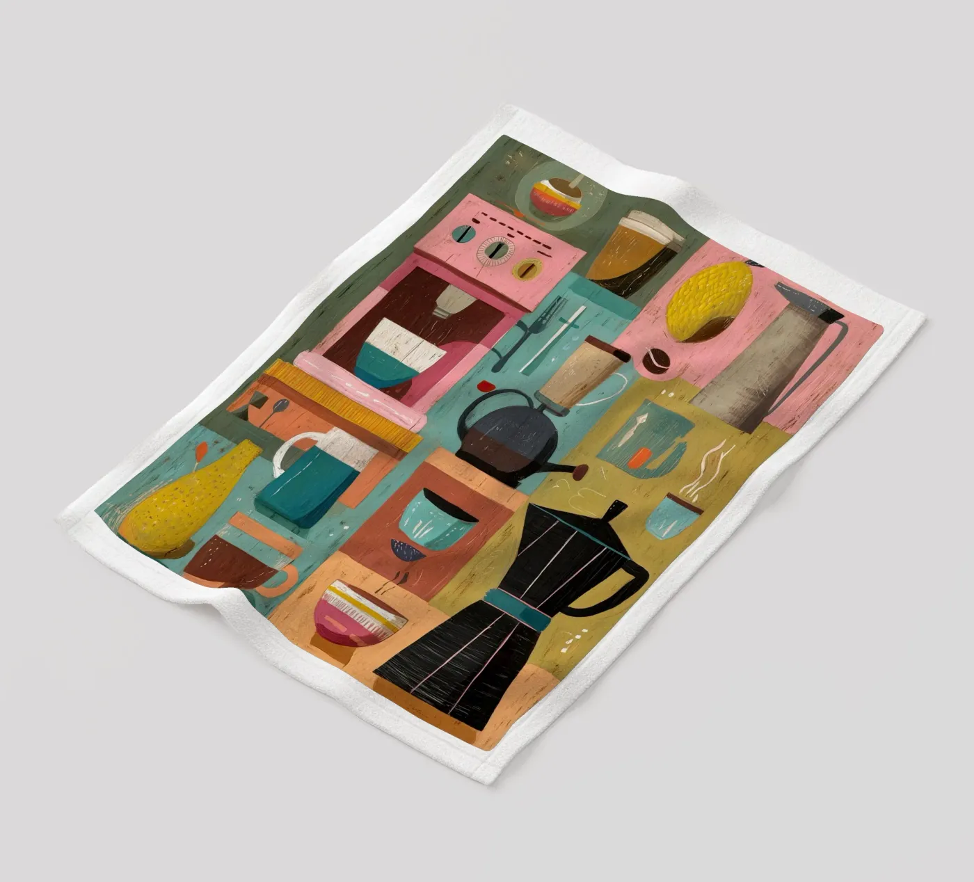 Kitchen Geometry Fleecedecke von Voyage
