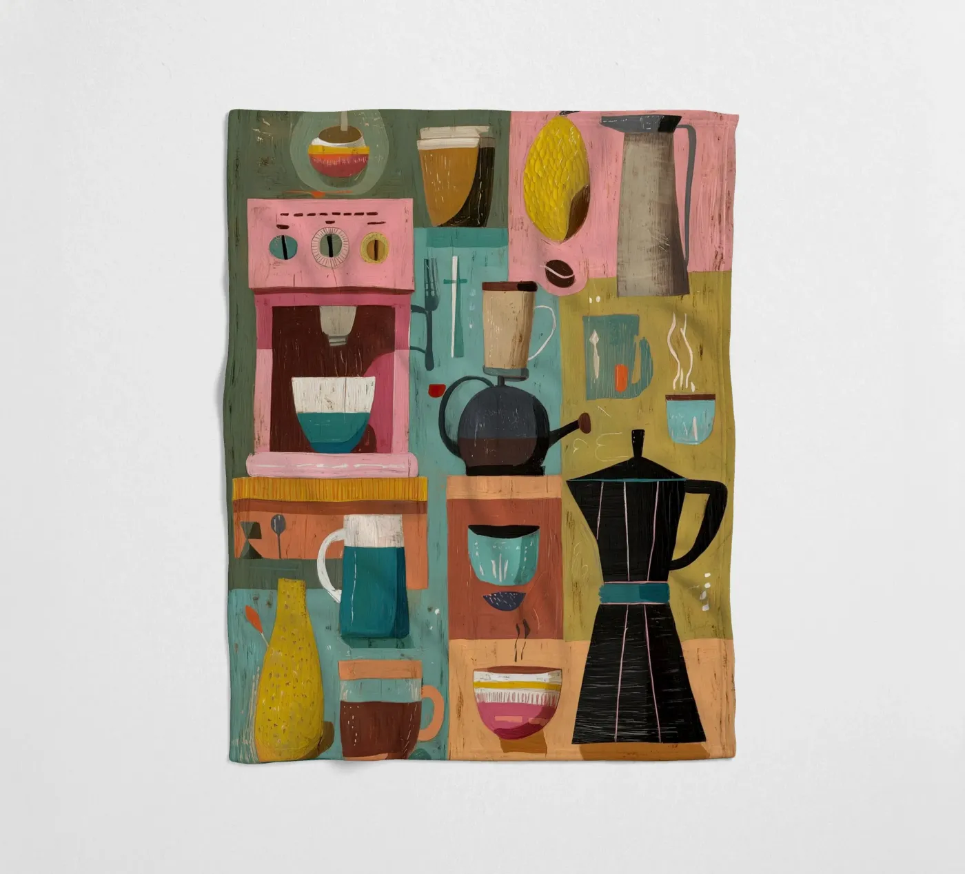 Kitchen Geometry Fleecedecke von Voyage