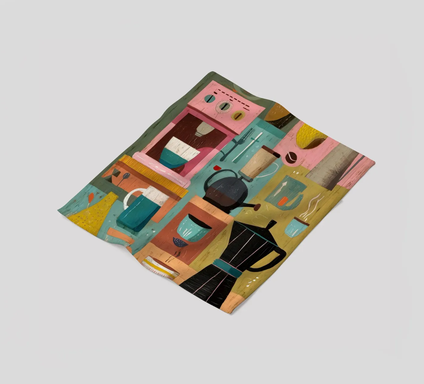 Kitchen Geometry Fleecedecke von Voyage