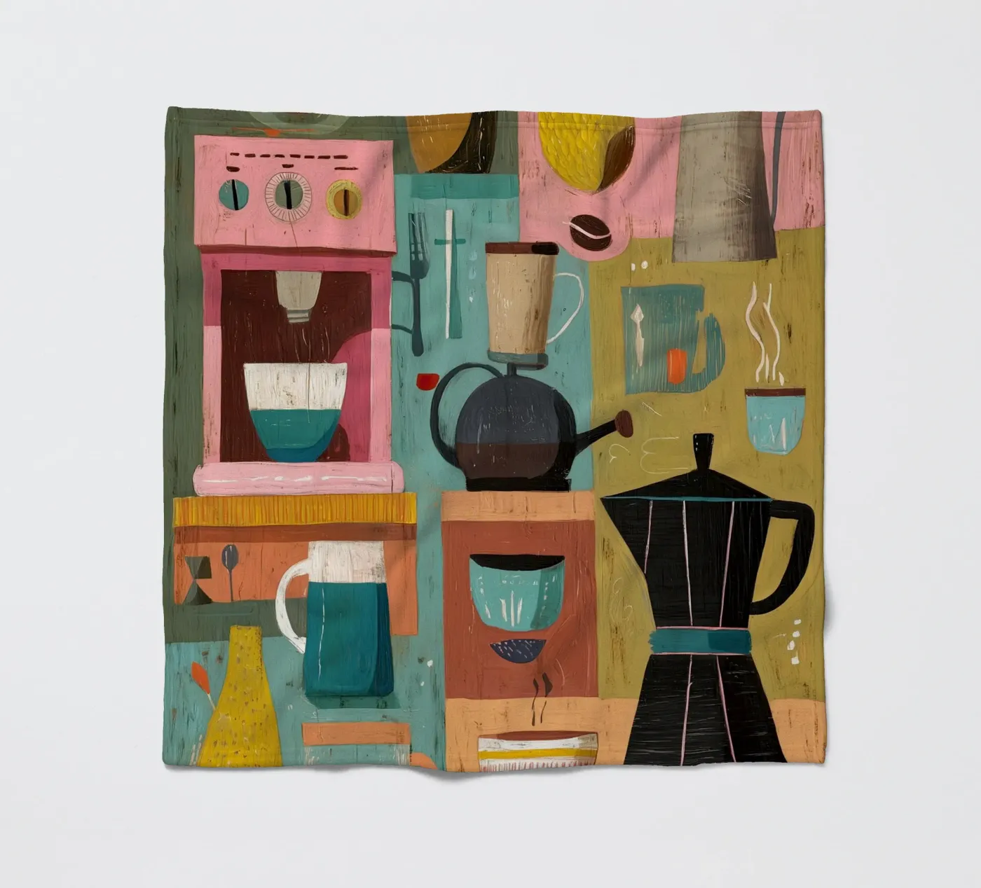 Kitchen Geometry Fleecedecke von Voyage