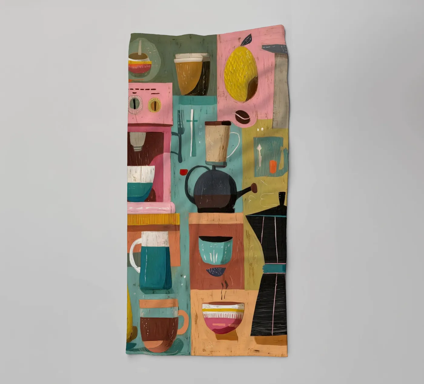 Kitchen Geometry towel by Voyage