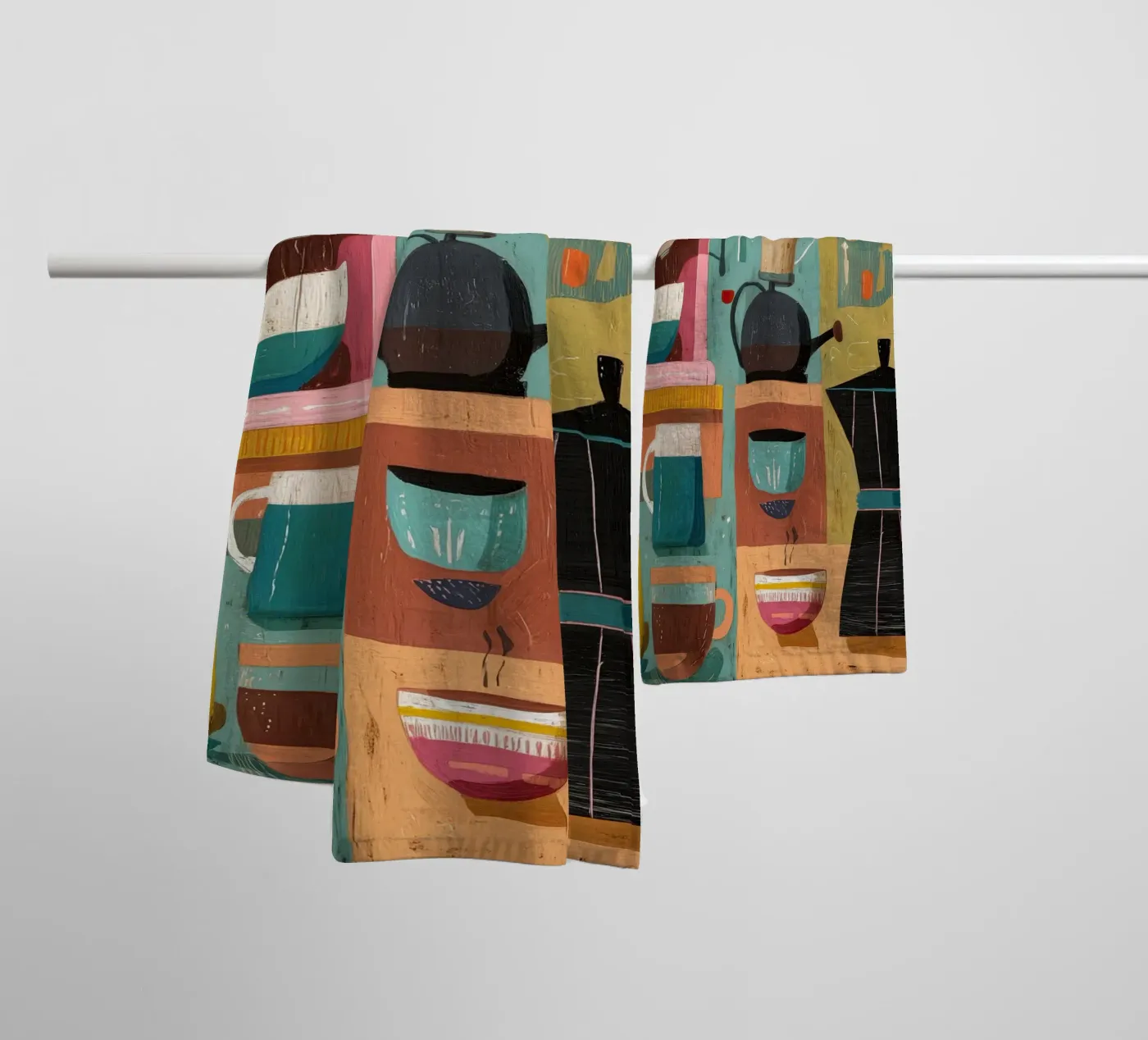 Kitchen Geometry towel by Voyage