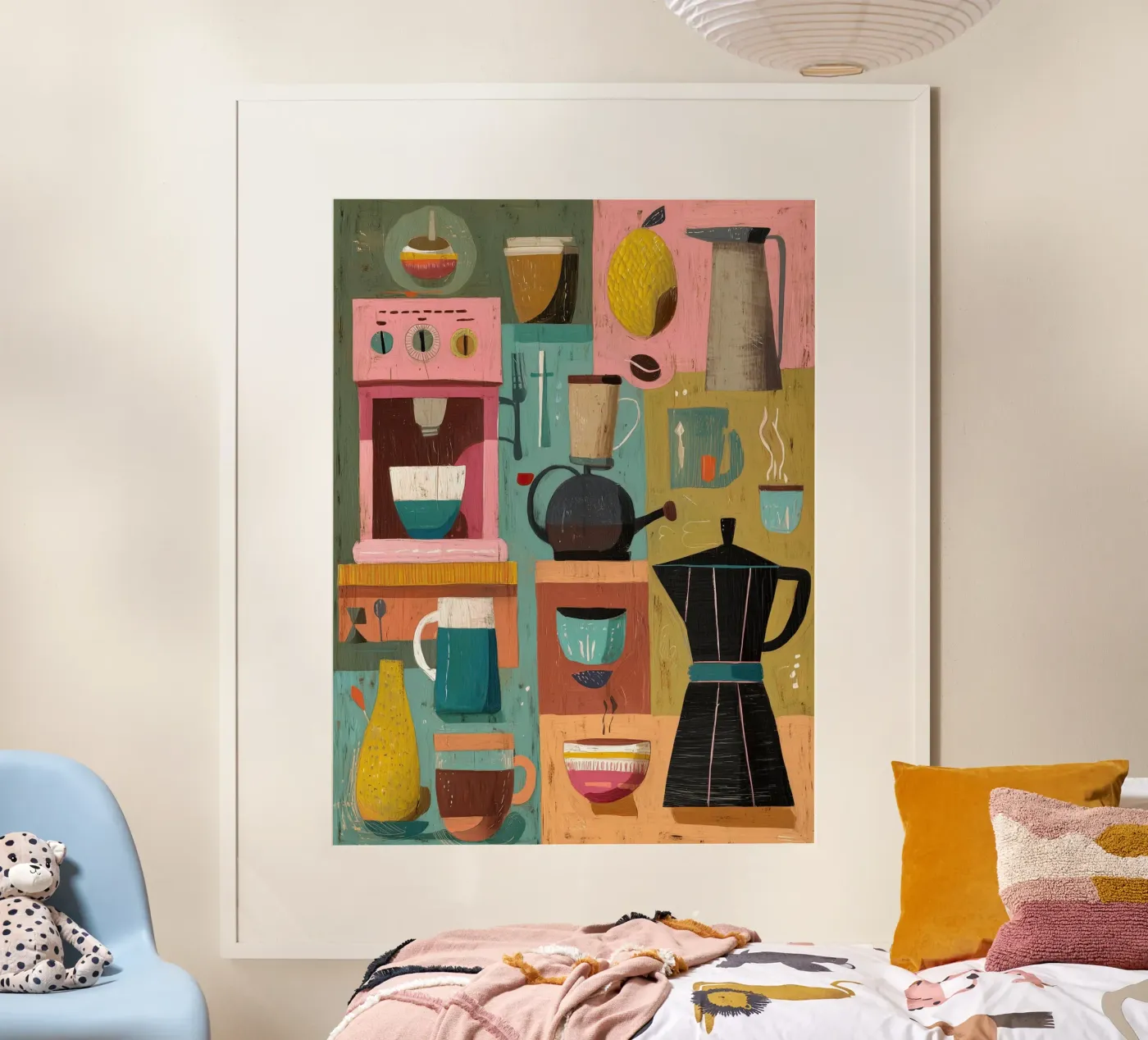 Kitchen Geometry Poster von Voyage