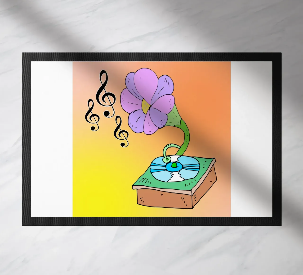 Musica in fiore zerbino da sillyindustries