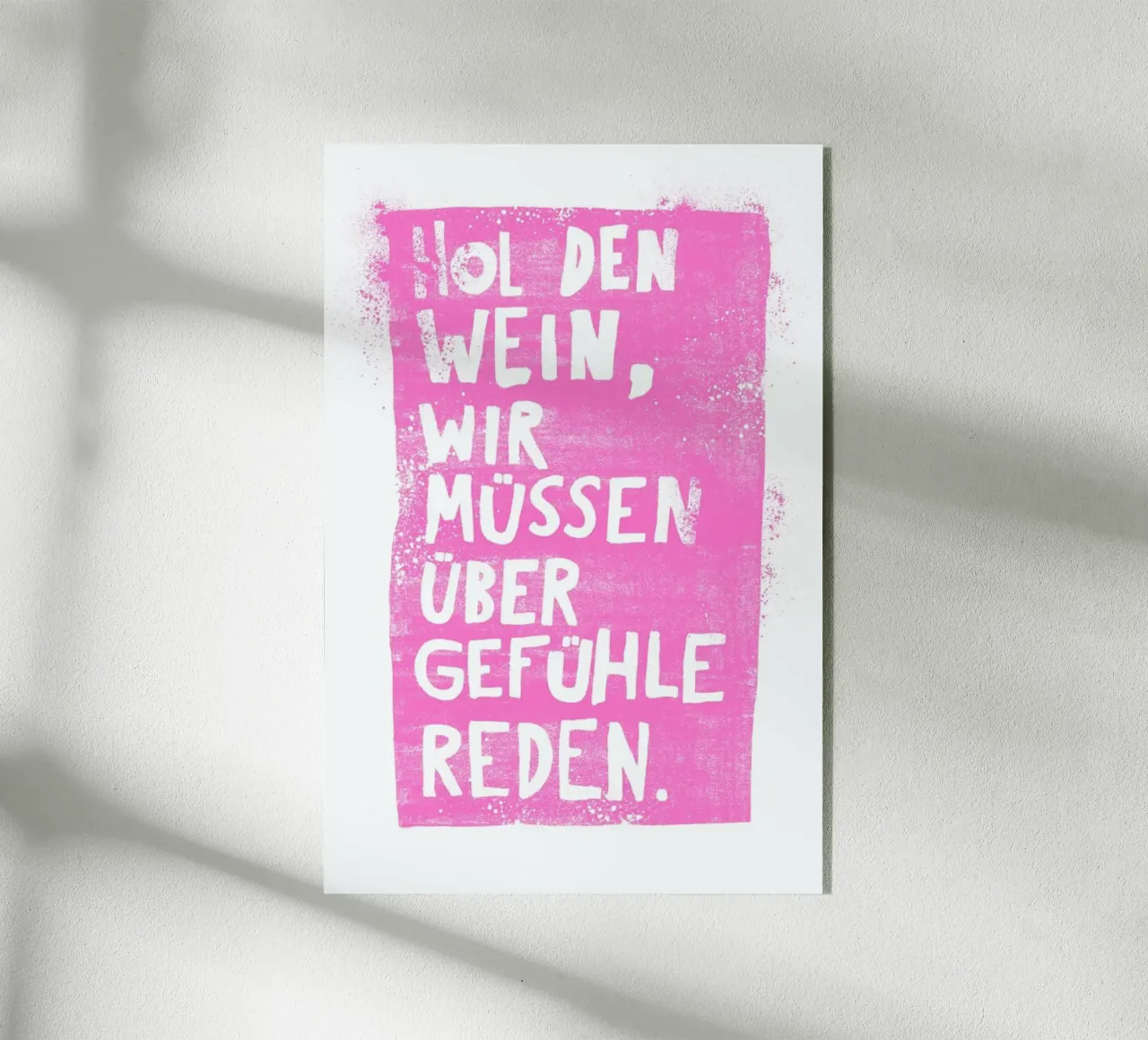 Wein plexiglass da typealive