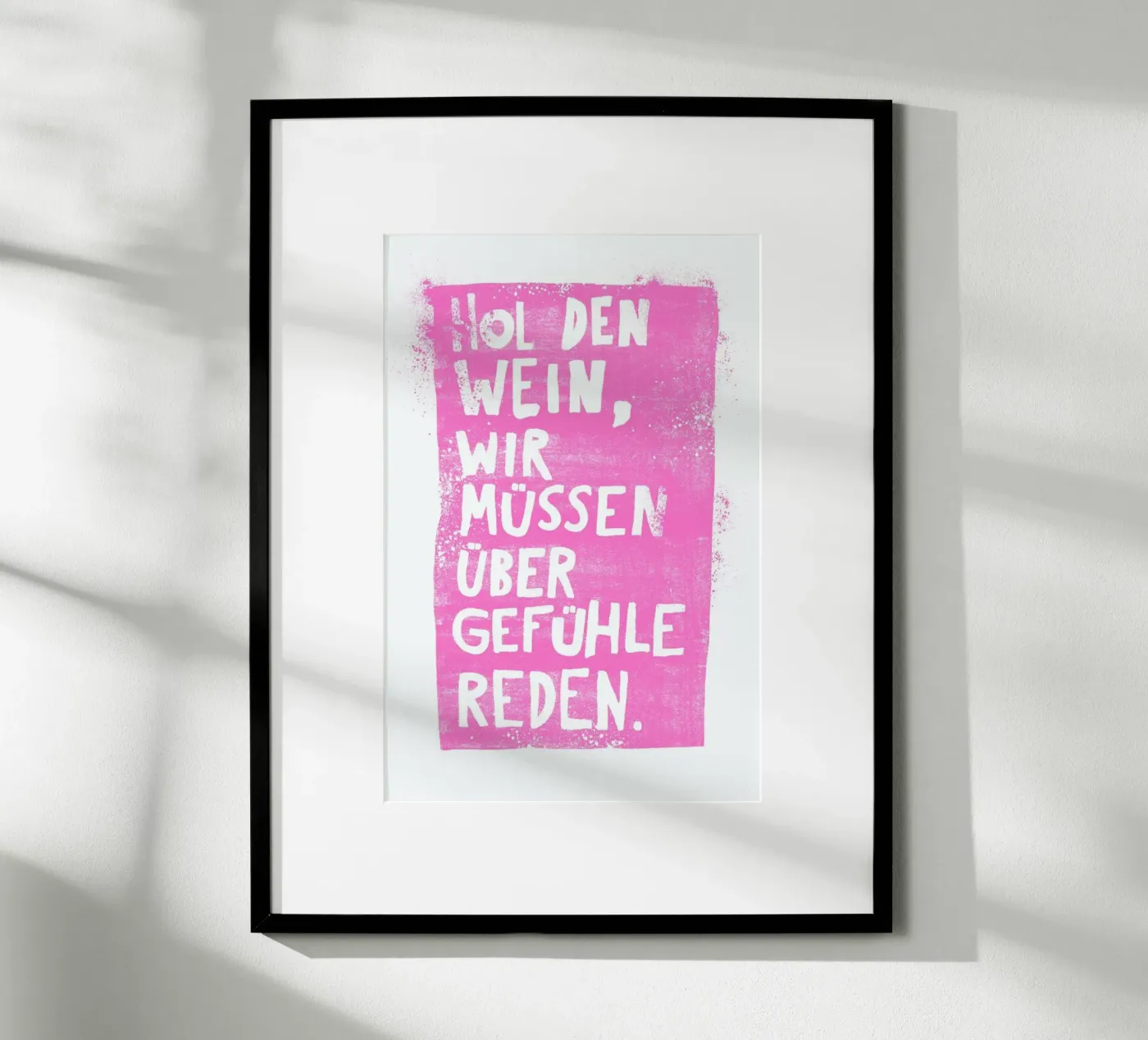 Wein poster by typealive