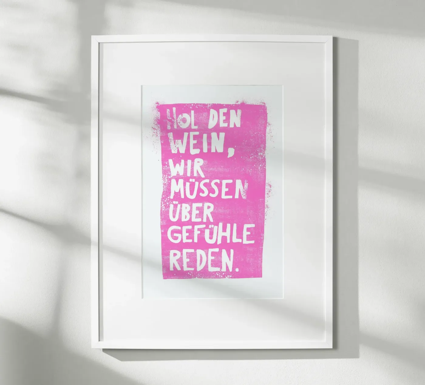 Wein poster by typealive