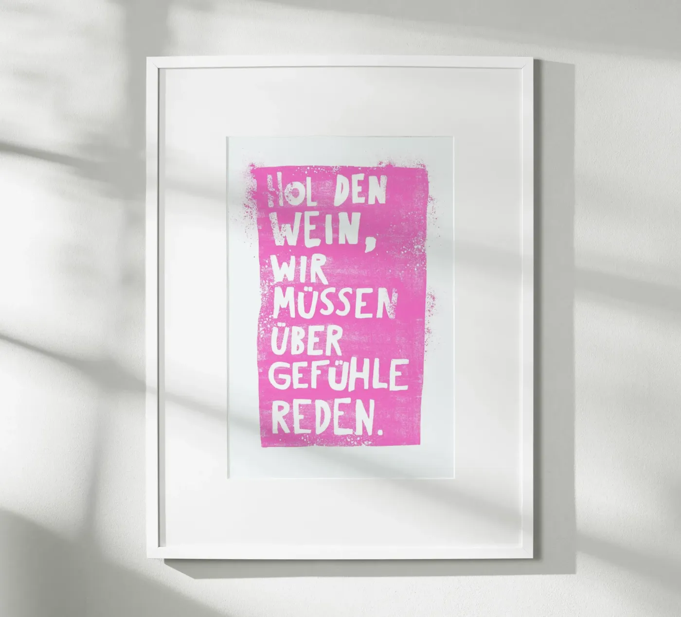Wein poster van typealive