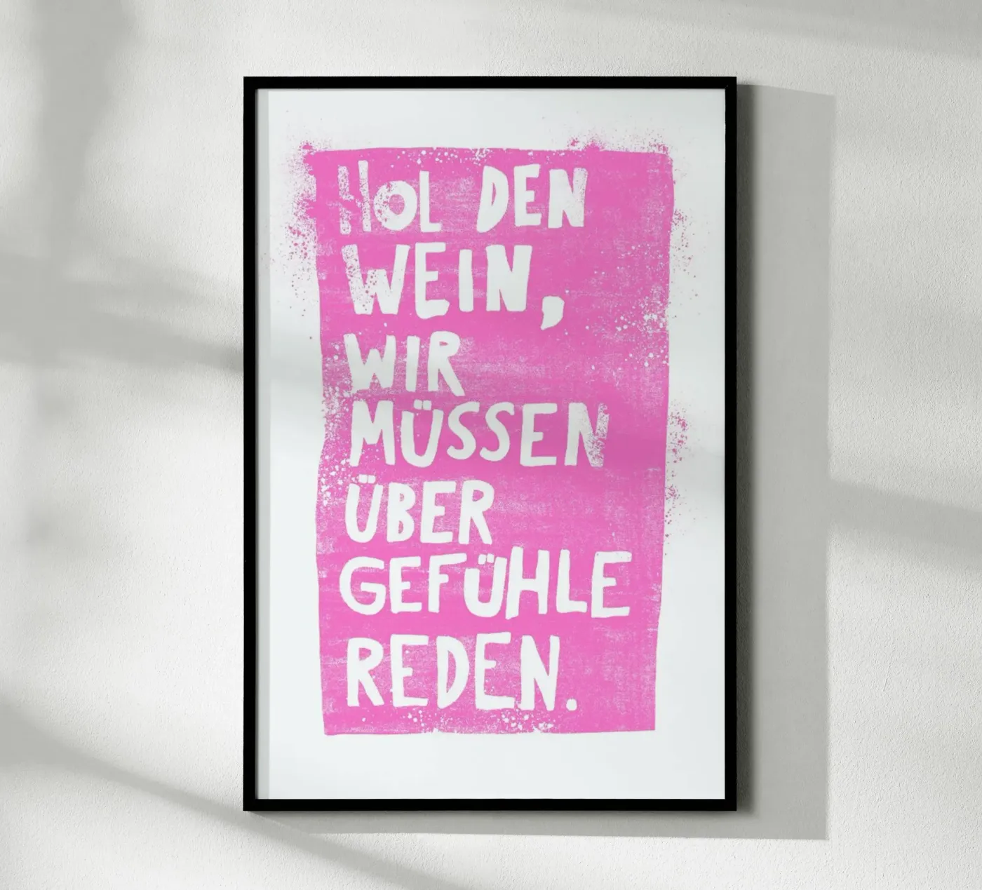 Wein poster van typealive