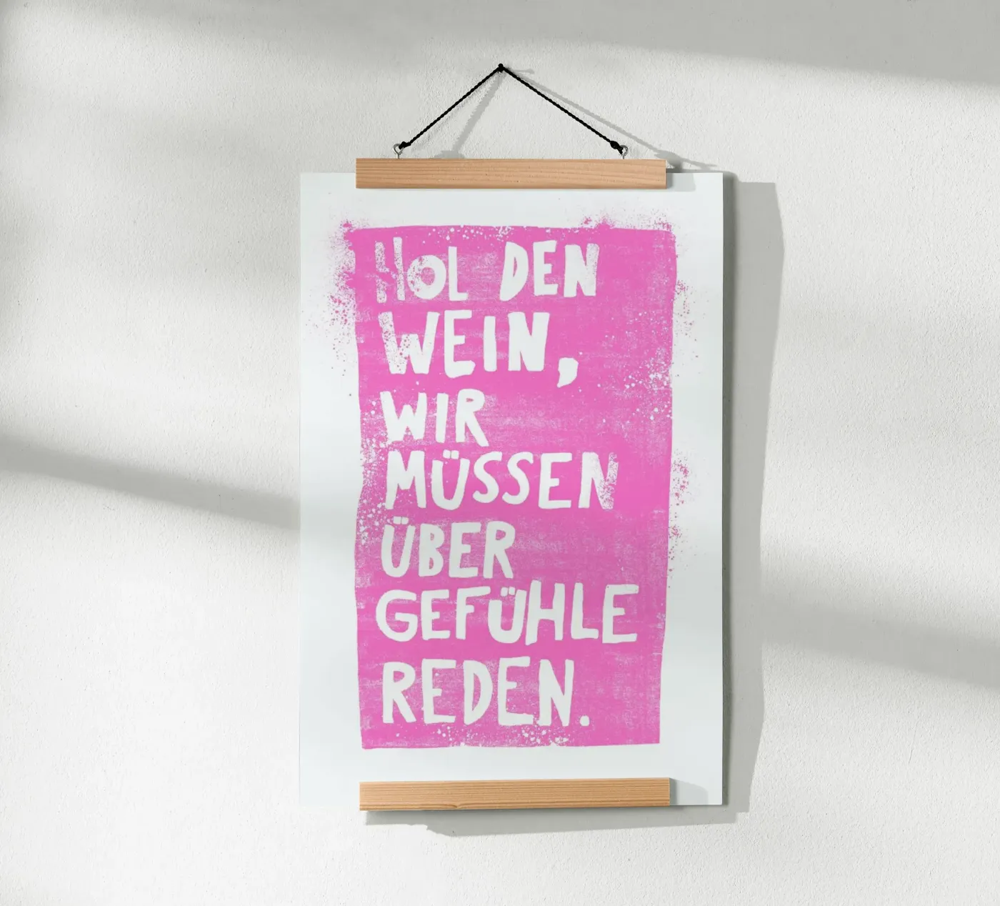 Wein poster by typealive