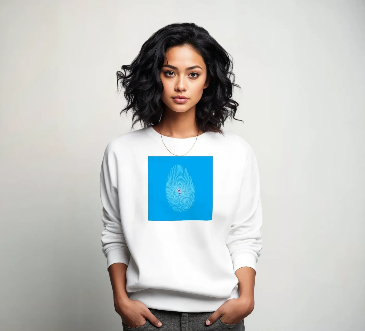 Seaprint sweatshirt by 360brain