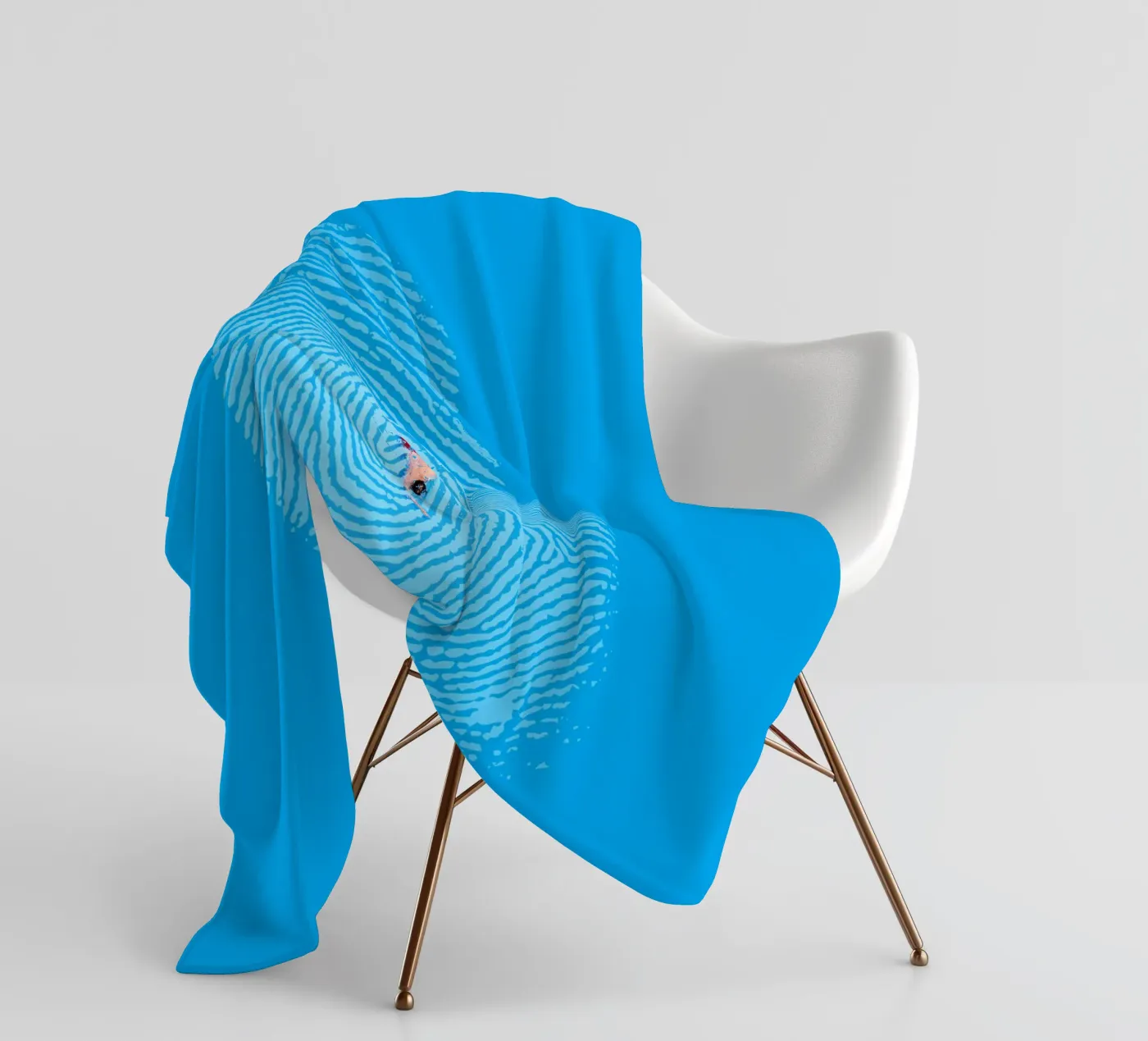 Seaprint plaid polaire de 360brain