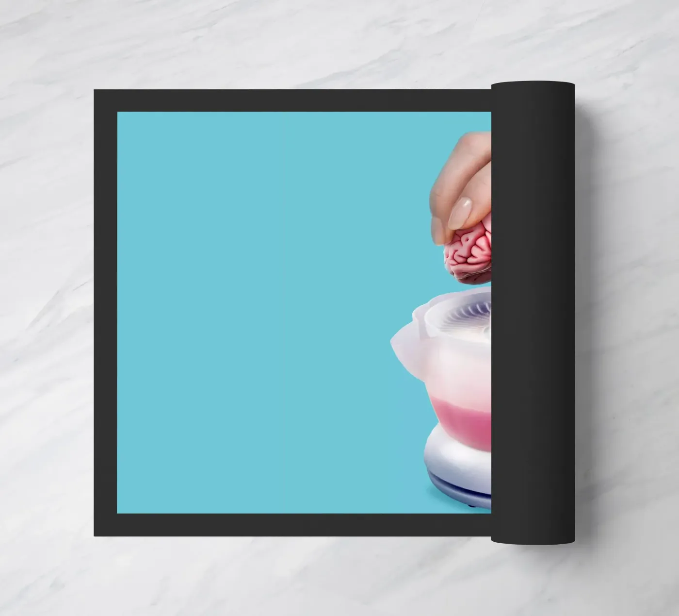 Fresh Brain doormat by 360brain