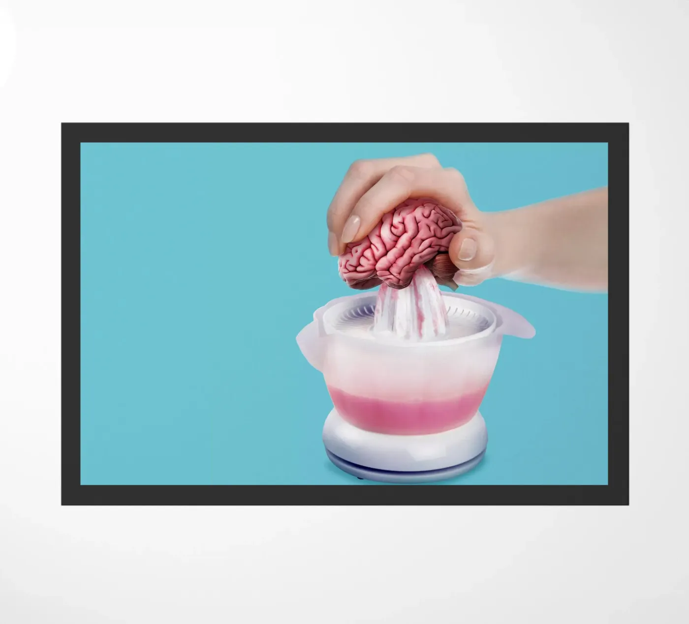 Fresh Brain doormat by 360brain