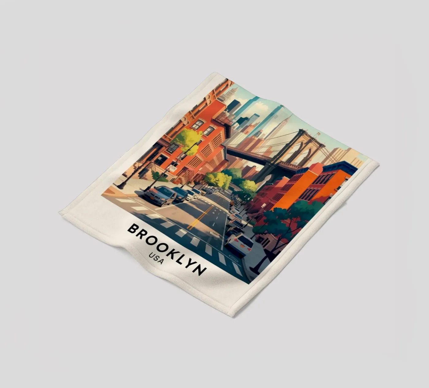 BROOKLYN Fleecedecke von Estern Studio