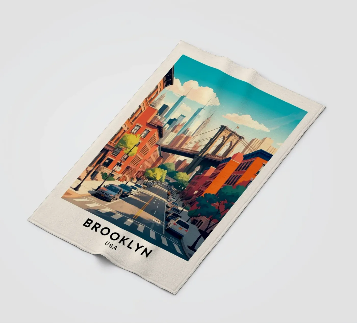 BROOKLYN Fleecedecke von Estern Studio