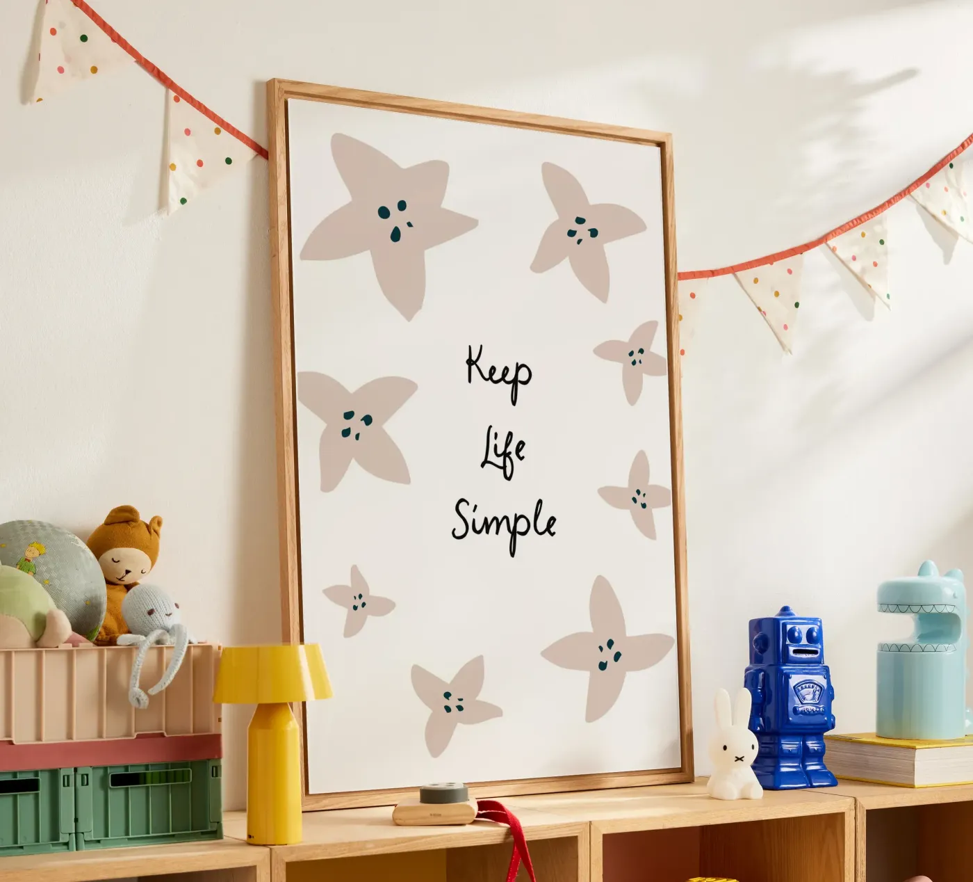 Keep Life Simple Acryl-Glas von treechild
