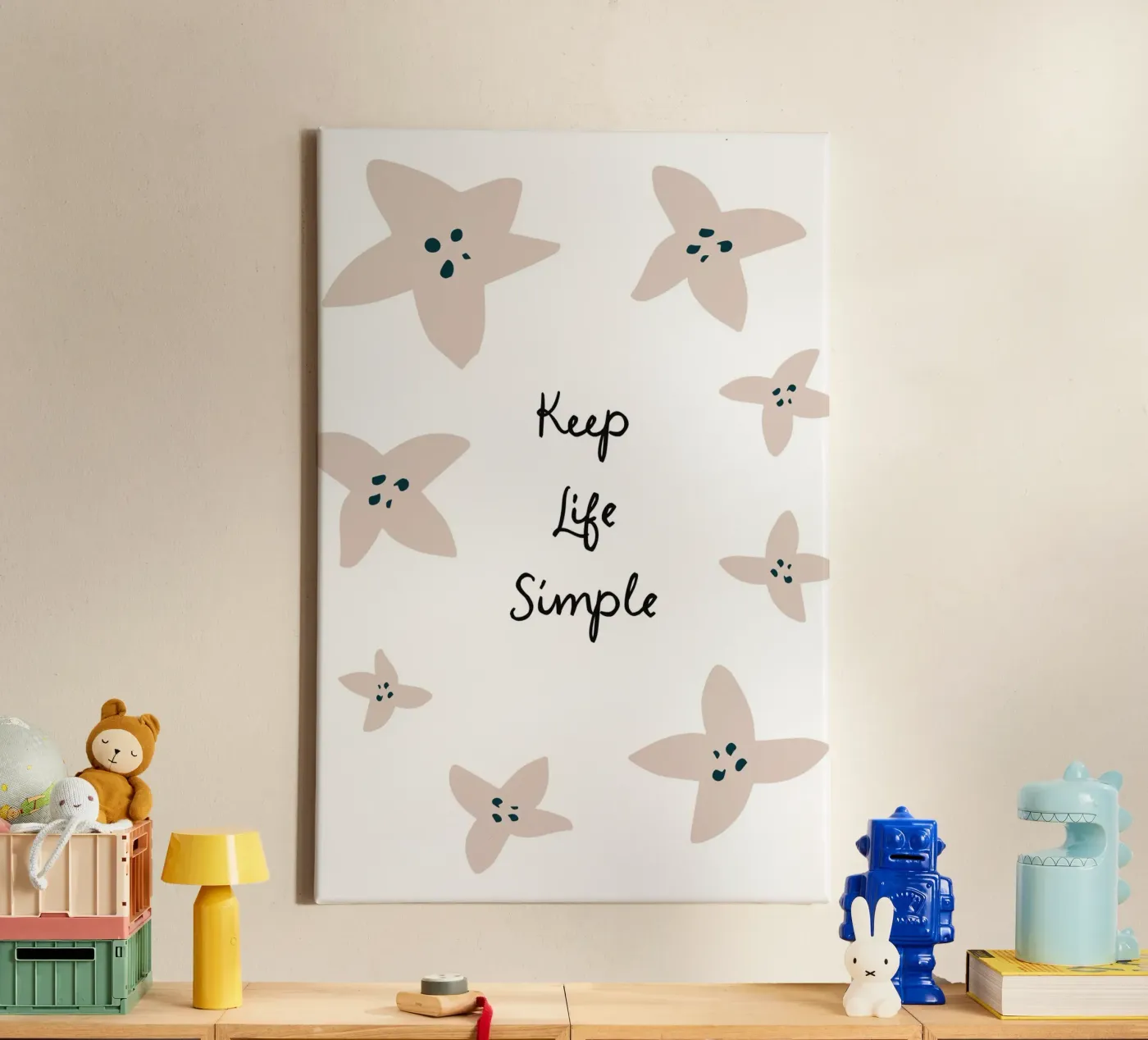 Keep Life Simple tela da treechild