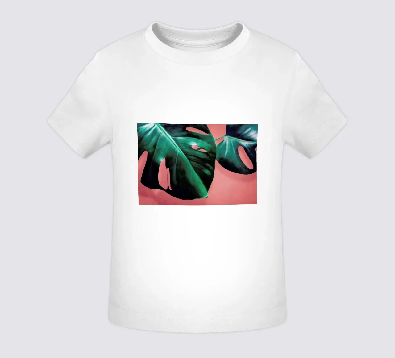 MONSTERA #2 maglietta neonato da STUDIO LEEMO