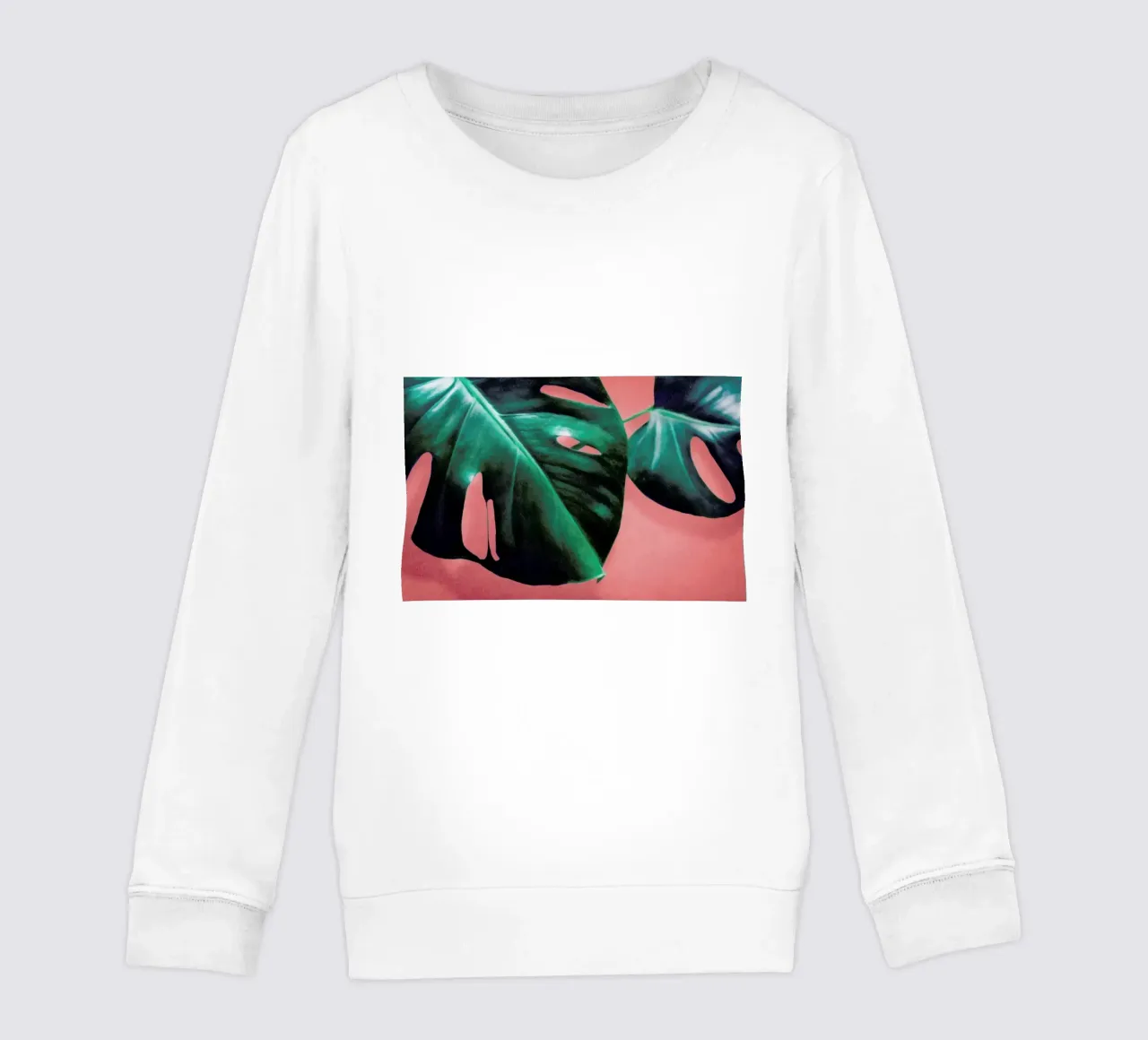 MONSTERA #2 felpa bambino da STUDIO LEEMO