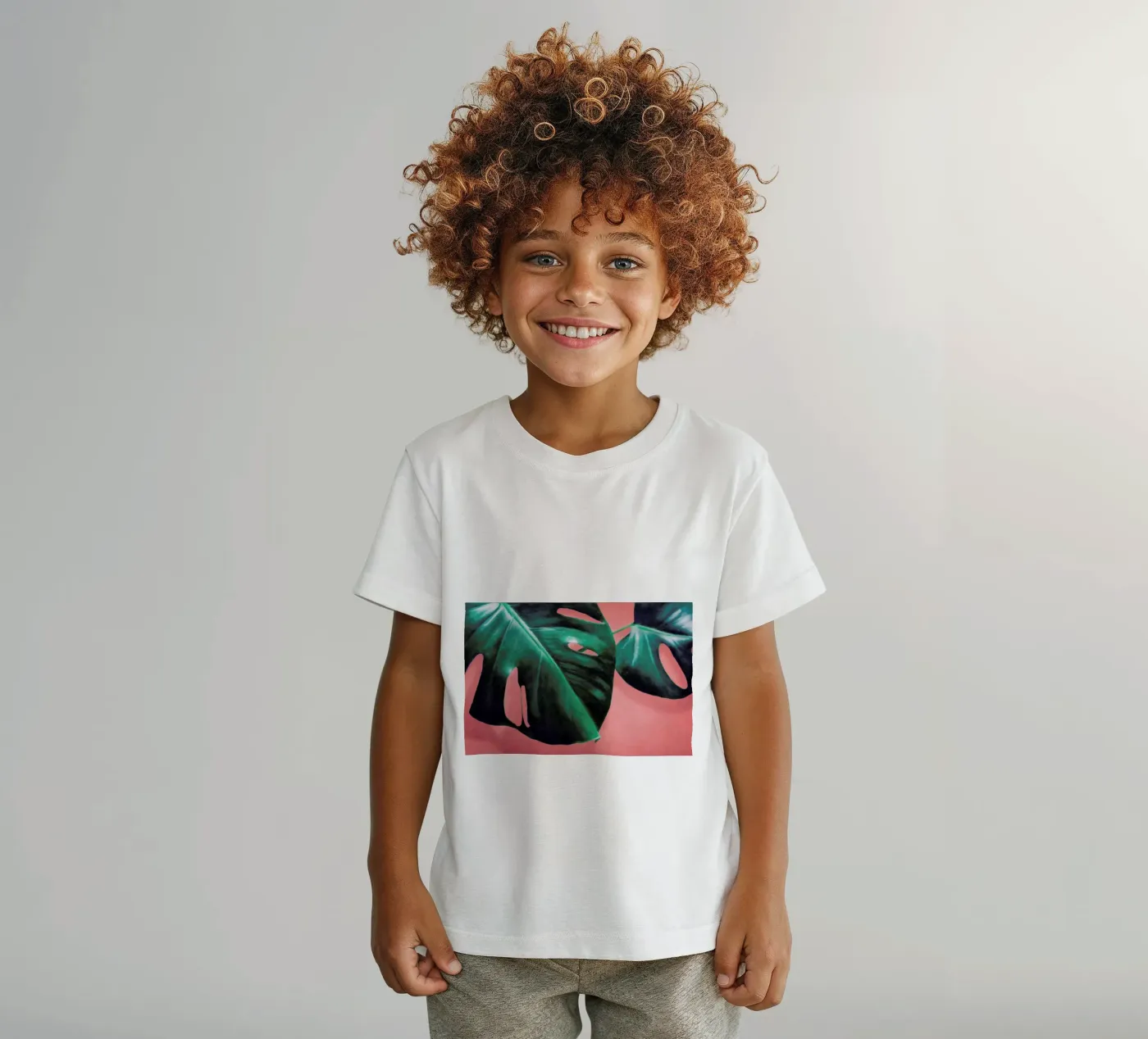 MONSTERA #2 t-shirt bambini da STUDIO LEEMO