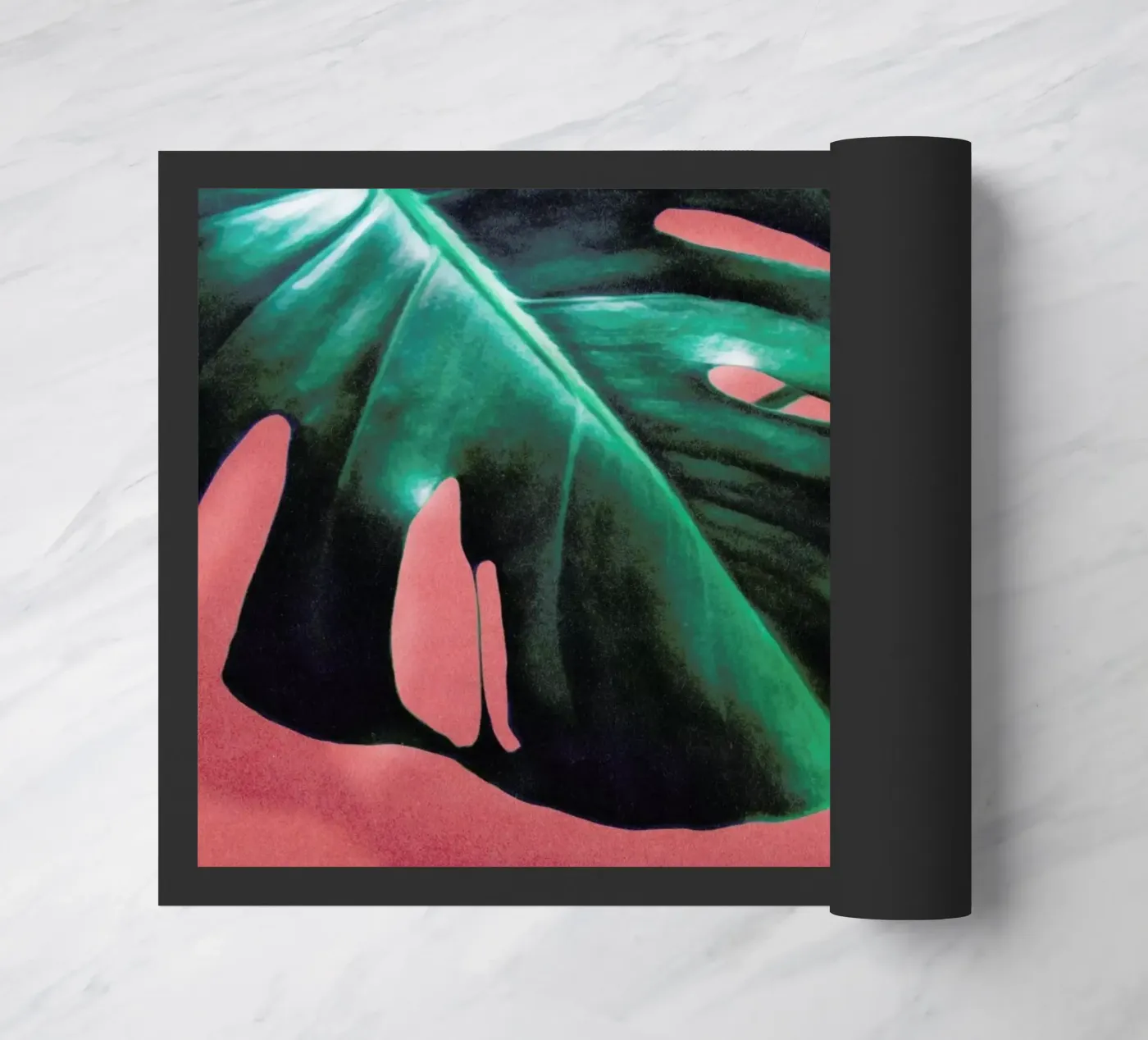 MONSTERA #2 doormat by STUDIO LEEMO