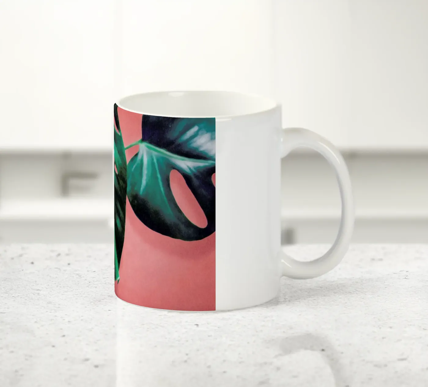 MONSTERA #2 ceramic mug by STUDIO LEEMO