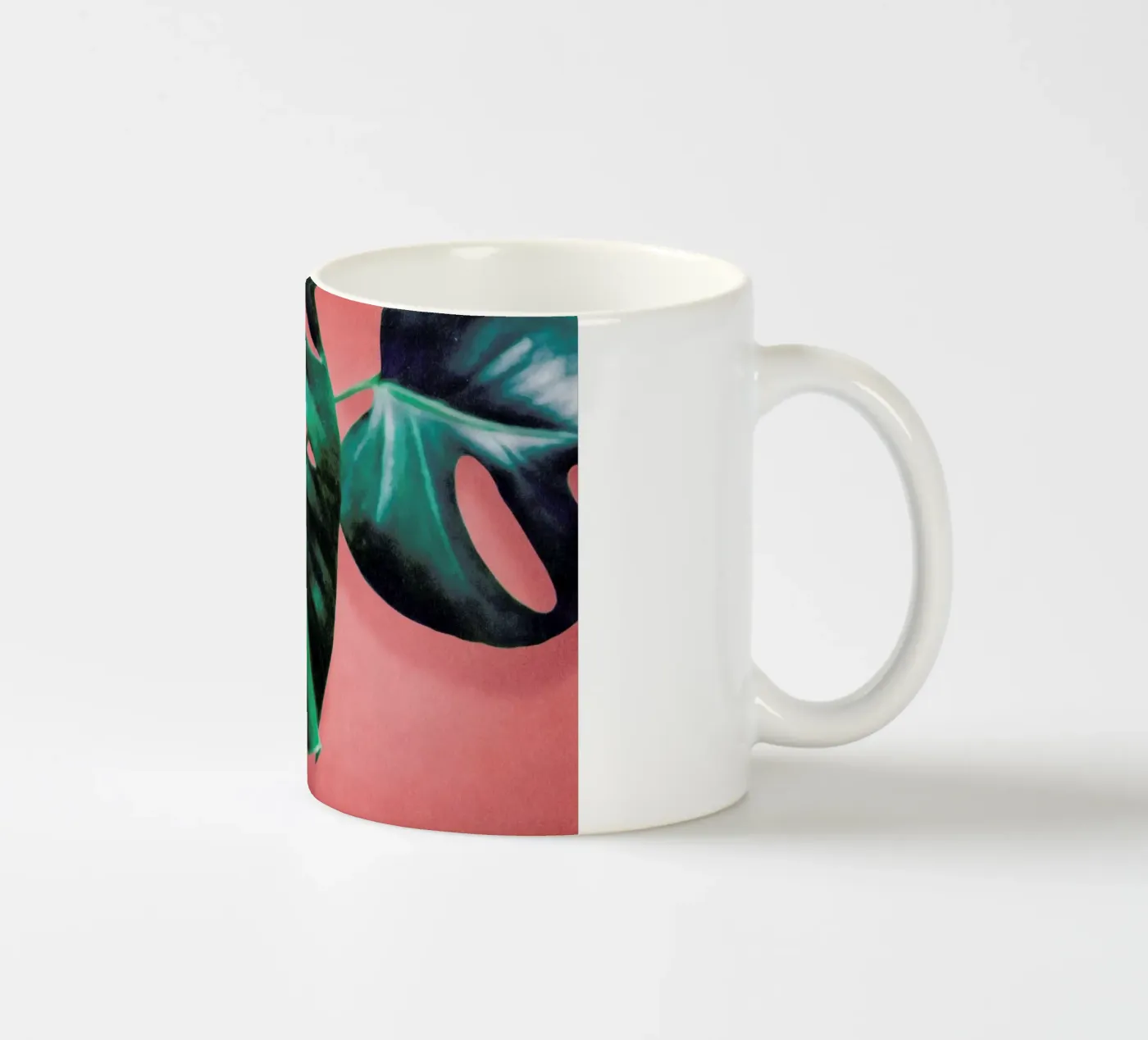 MONSTERA #2 ceramic mug by STUDIO LEEMO