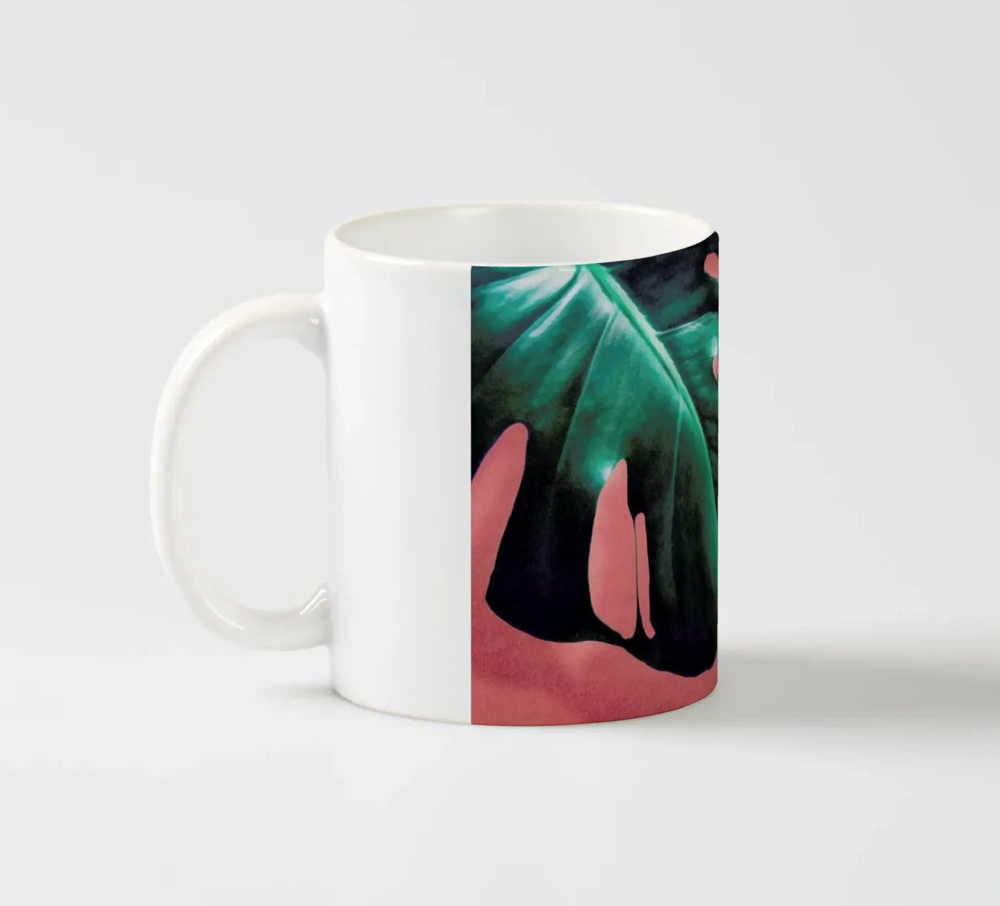 MONSTERA #2 ceramic mug by STUDIO LEEMO