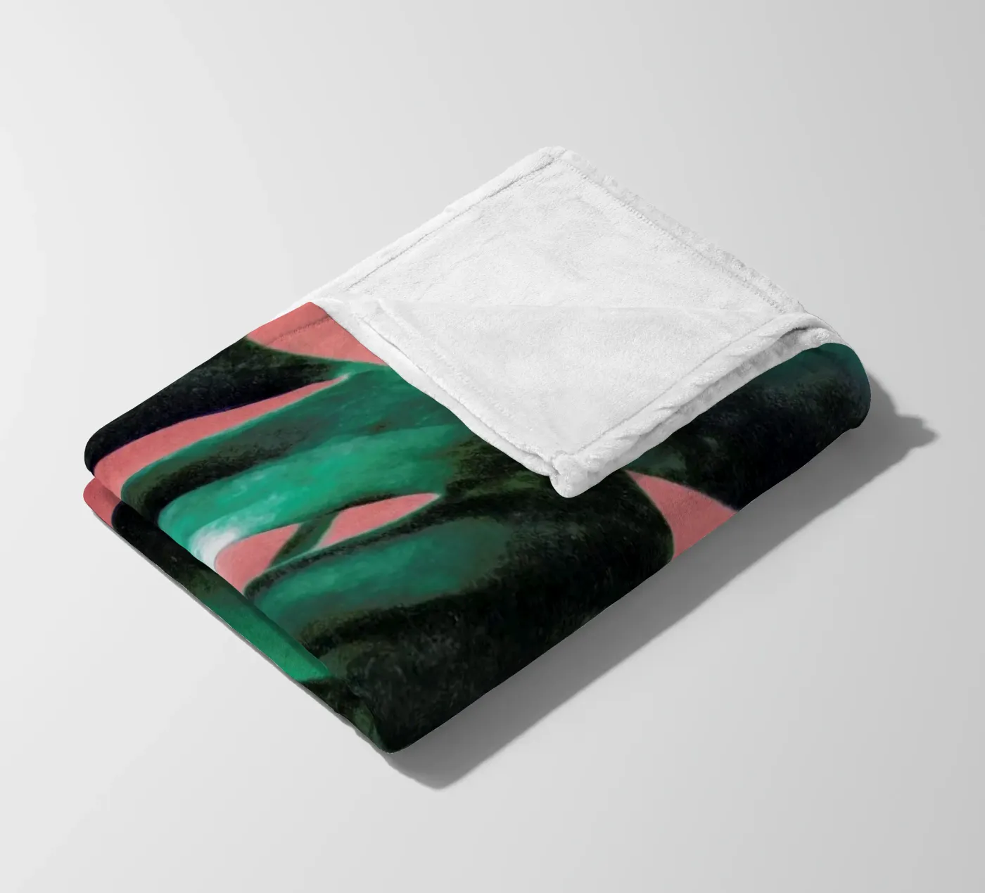 MONSTERA #2 Fleecedecke von STUDIO LEEMO