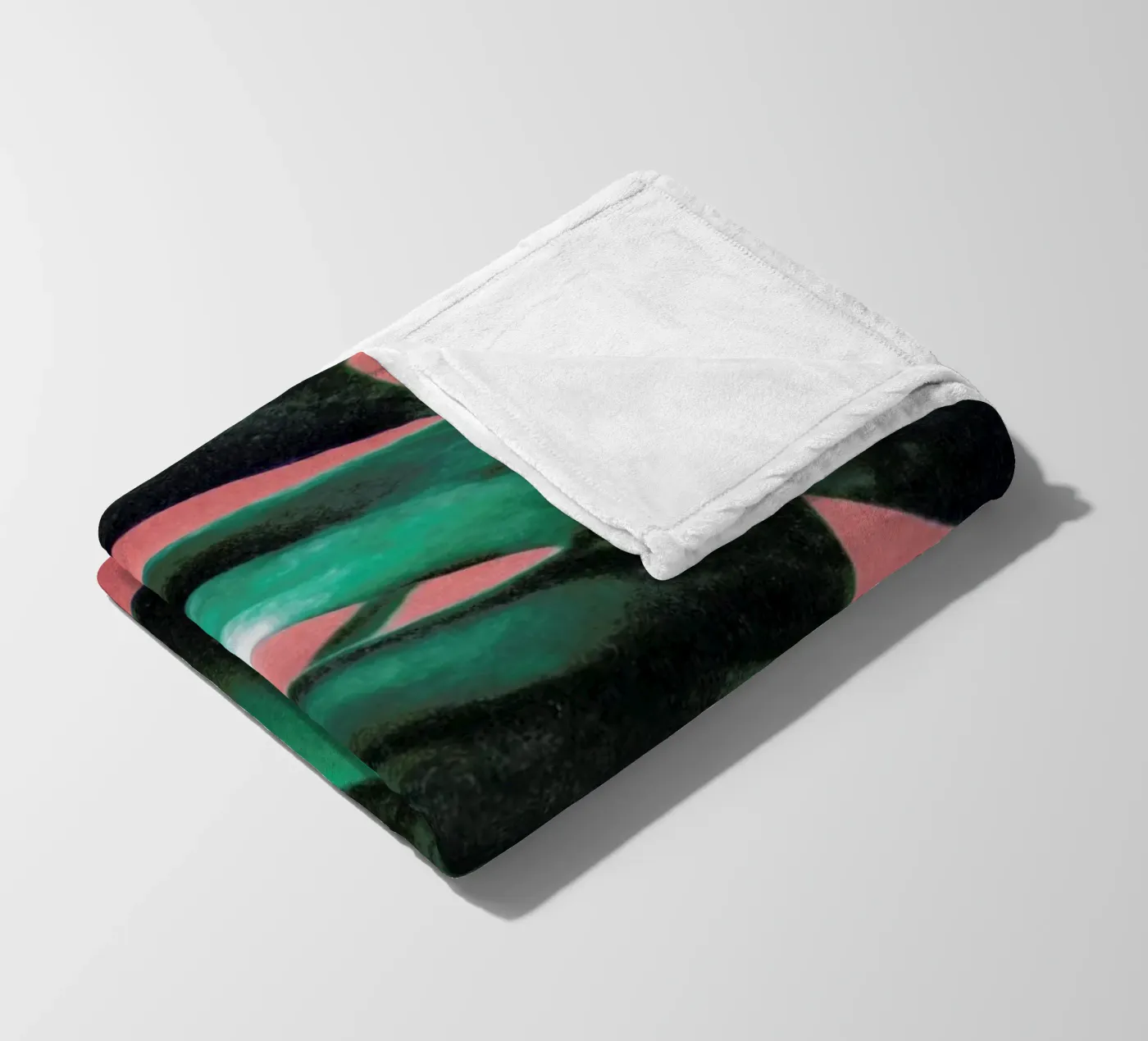 MONSTERA #2 Fleecedecke von STUDIO LEEMO