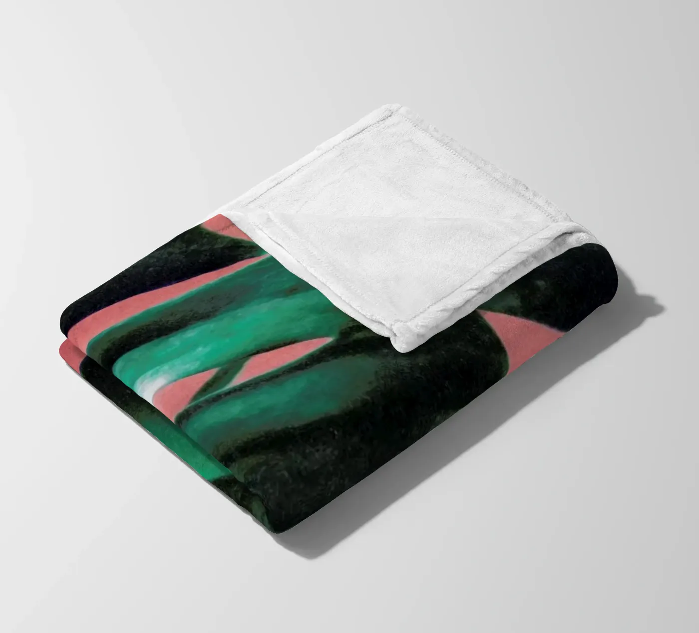 MONSTERA #2 Fleecedecke von STUDIO LEEMO