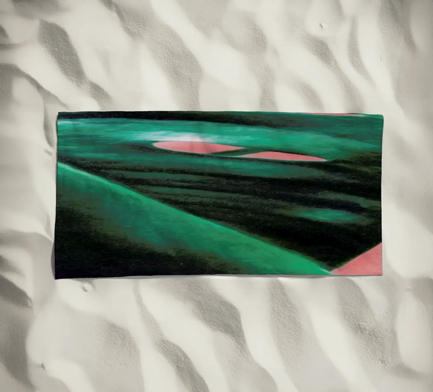 MONSTERA #2 beach towel by STUDIO LEEMO