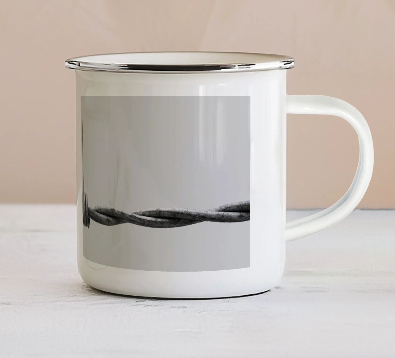 Recinto del cazzo tazza in smalto da 360brain