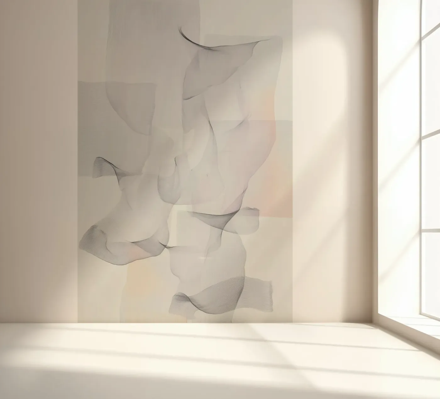 Glaswind fotobehang van Bold Type Co.
