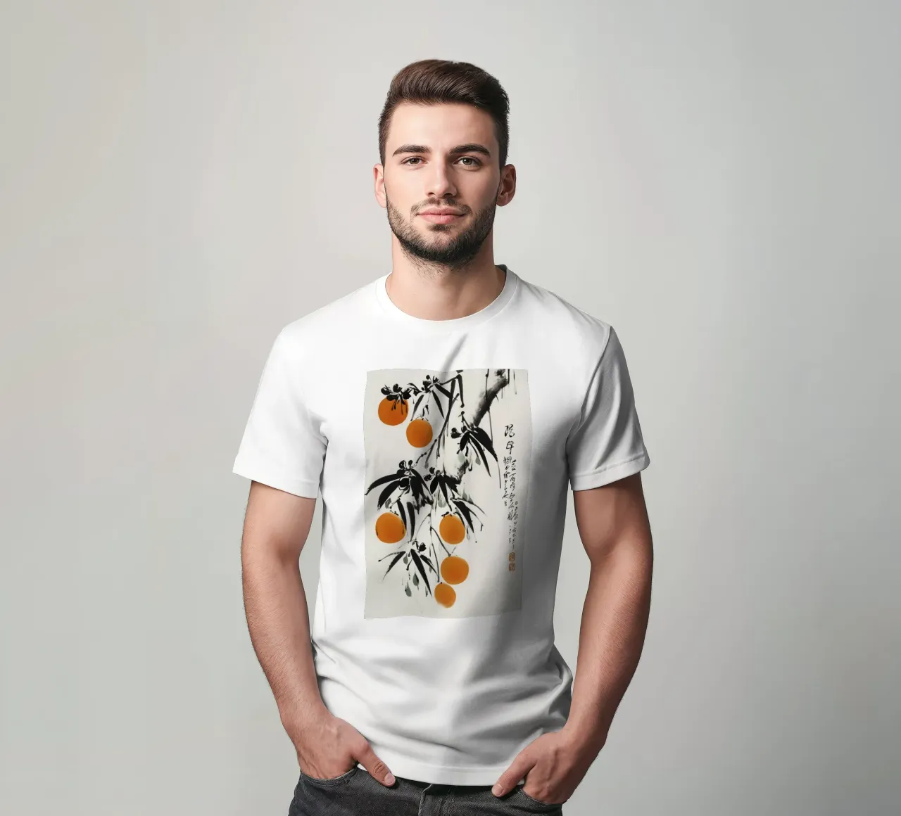 Japanese Oranges t-shirt by treechild