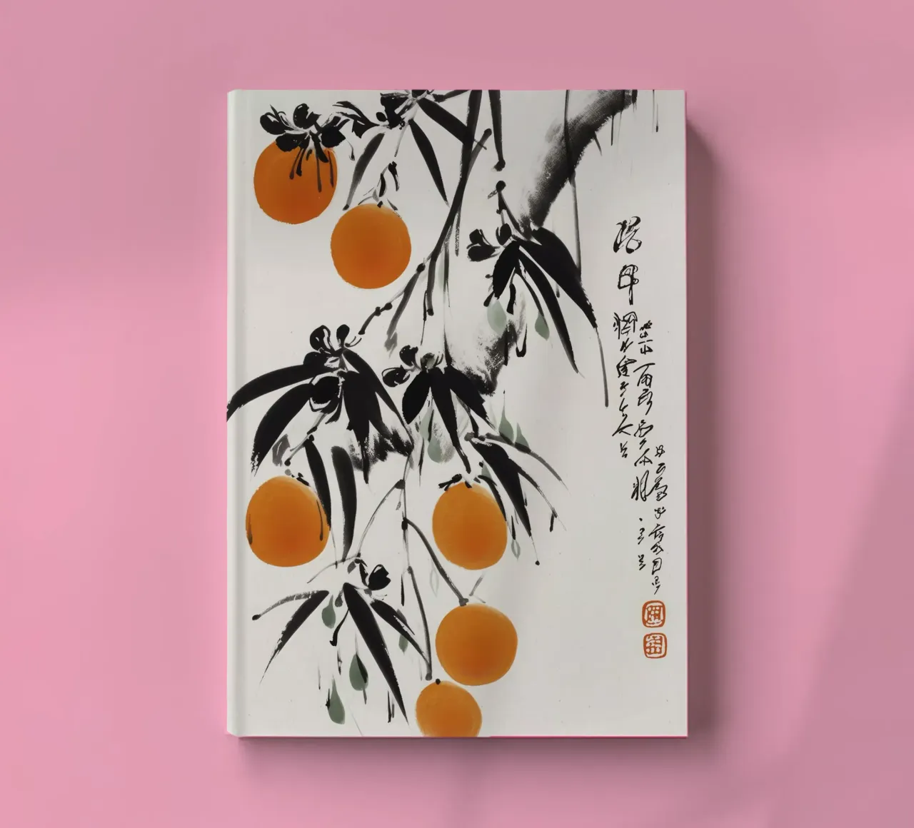 Japanese Oranges notebook by treechild