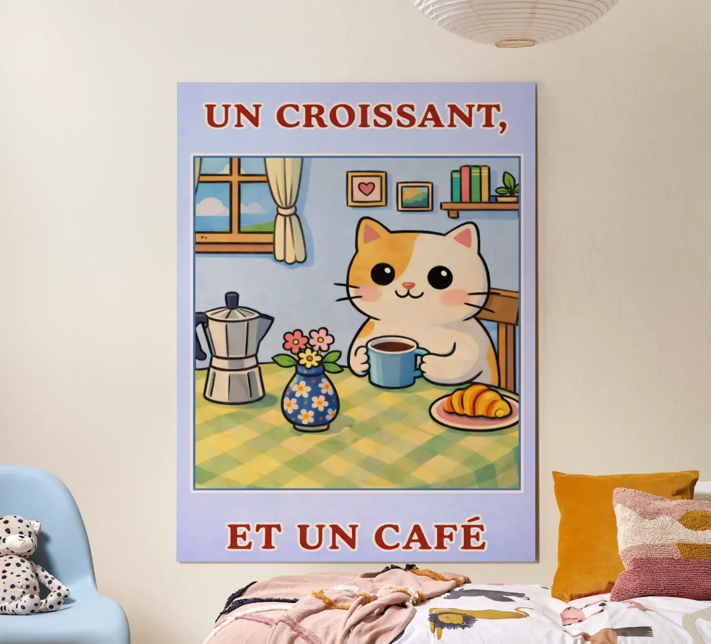 a crescent cat poster by ralliness