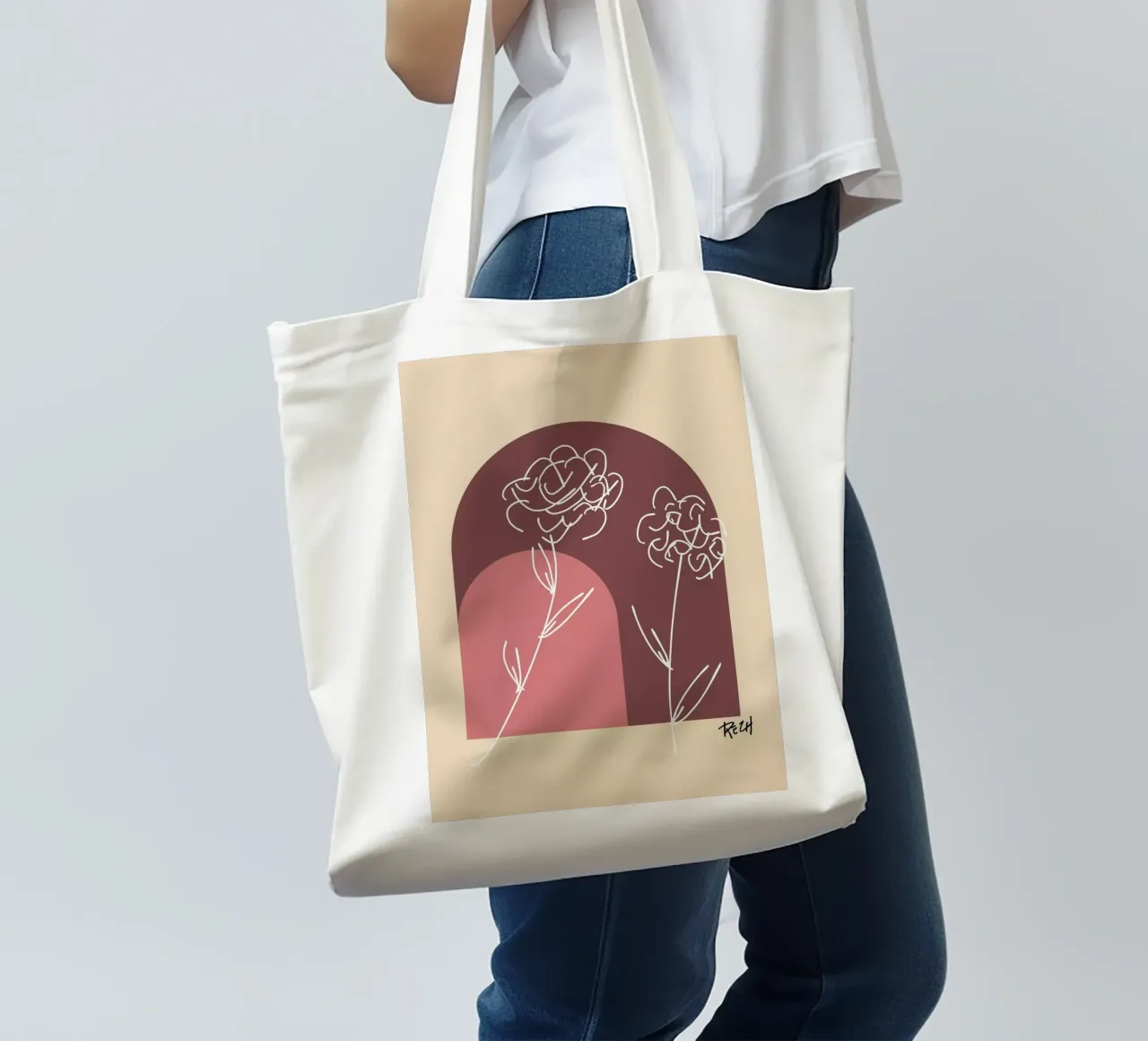 boho 2 borsa in juta da Rezh creations