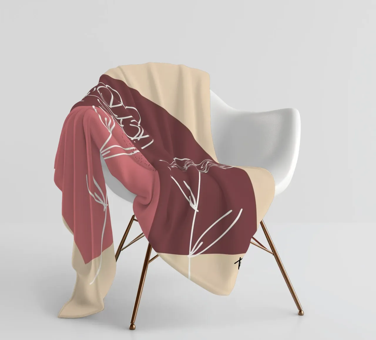 boho 2 coperta in pile da Rezh creations