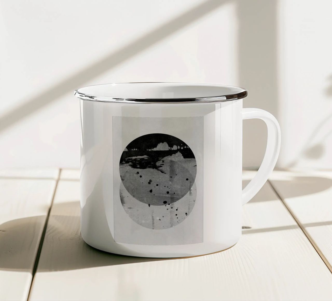 GEOMETRY 3 tazza in smalto da STUDIO LEEMO