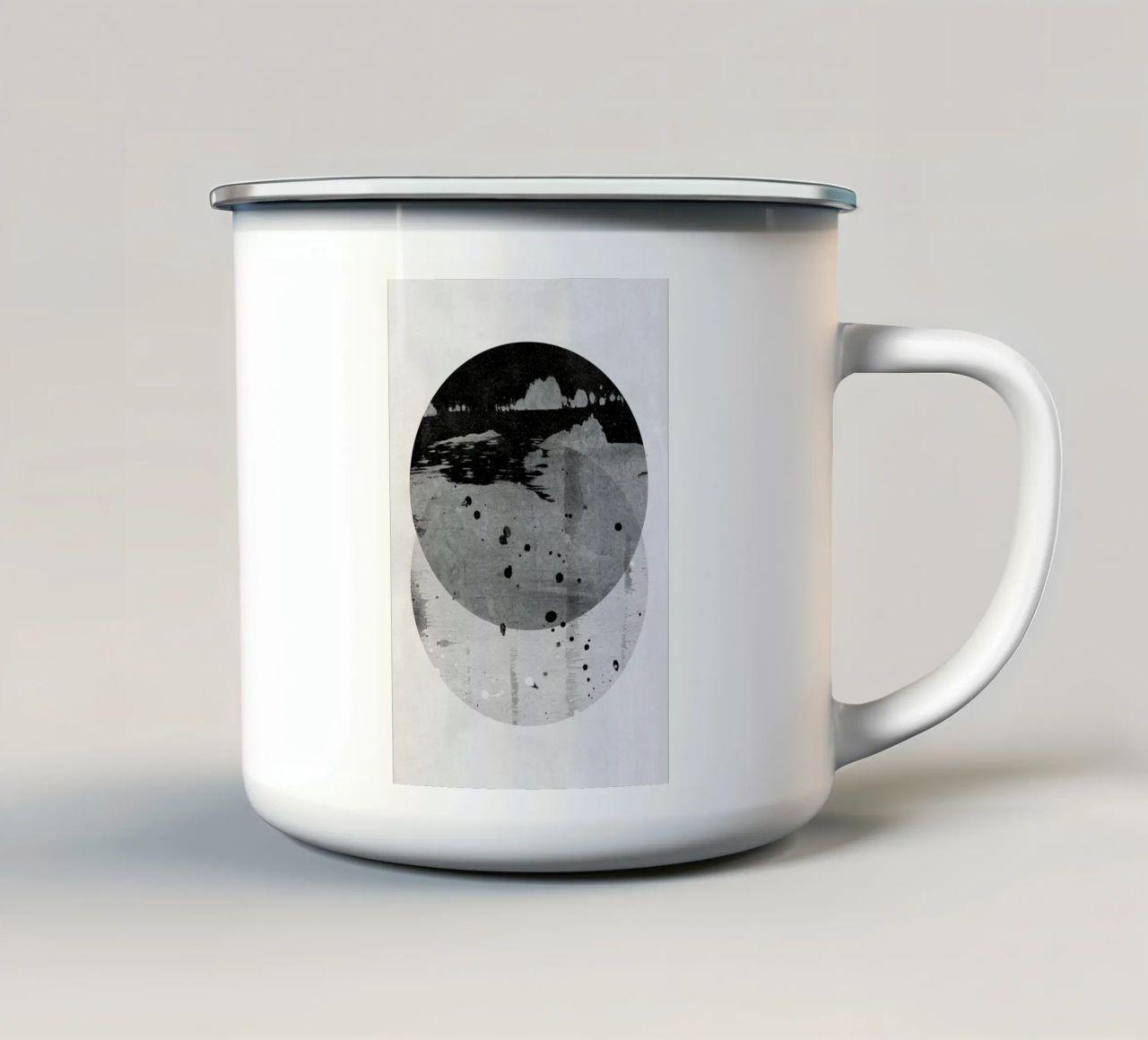 GEOMETRY 3 tazza in smalto da STUDIO LEEMO