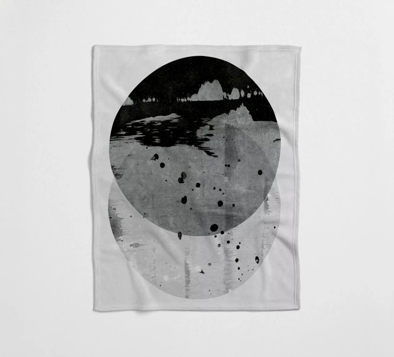 GEOMETRY 3 fleecedeken van STUDIO LEEMO