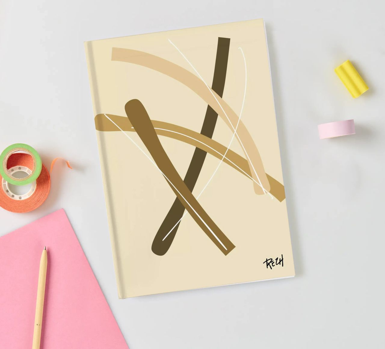 boho 6 notebook by Rezh creations