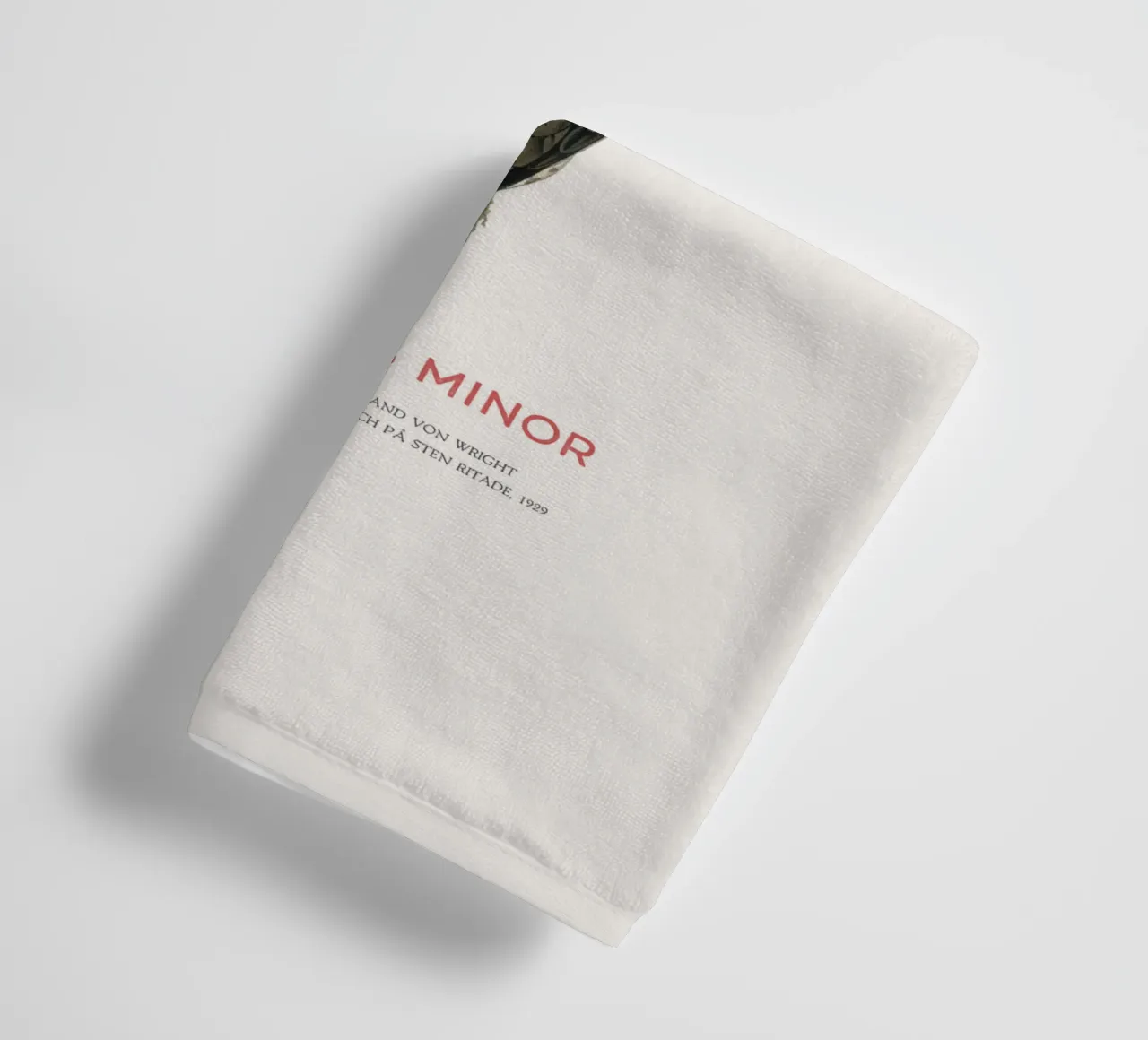 Picchio rosso minore o Dryobates minor asciugamano da bagno da Vintagrafica