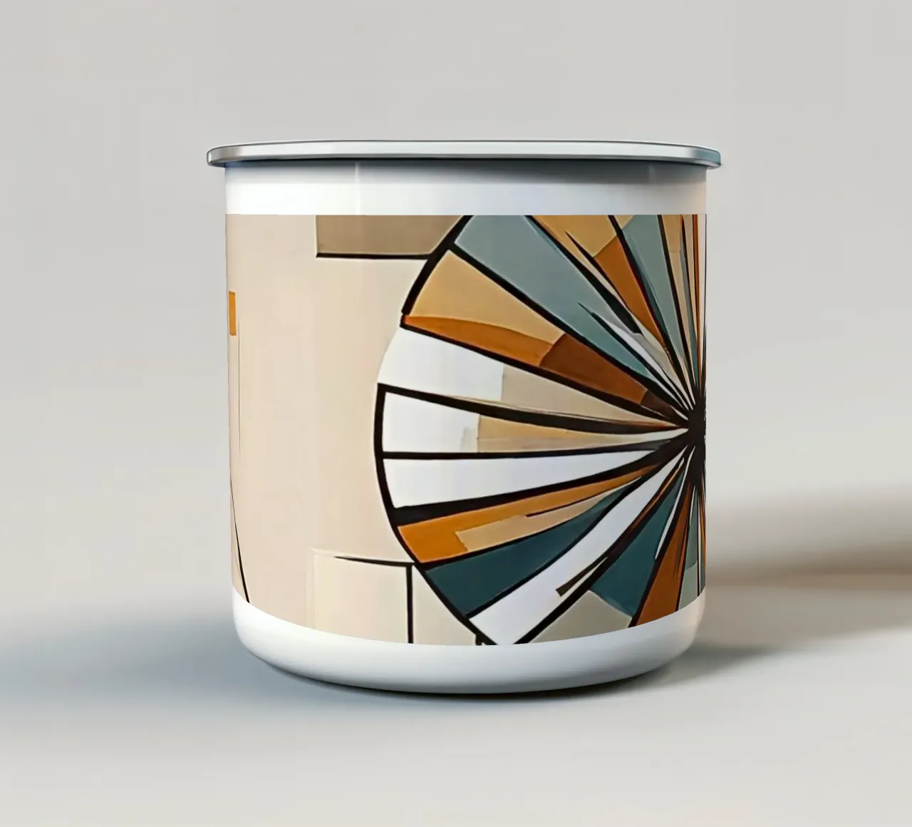 Flower power 1 tazza in smalto da Rezh creations